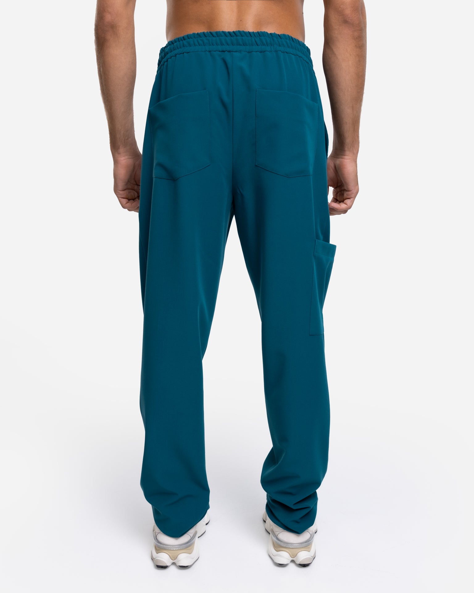 Męskie spodnie medyczne | Classic Fit - Caribeean Blue