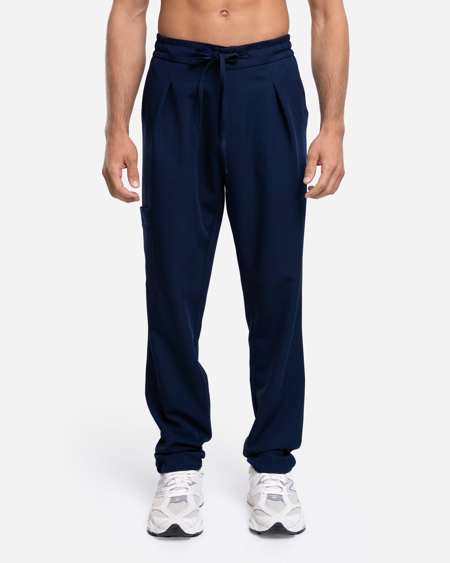 Męskie spodnie medyczne | Classic Fit - Royal Navy