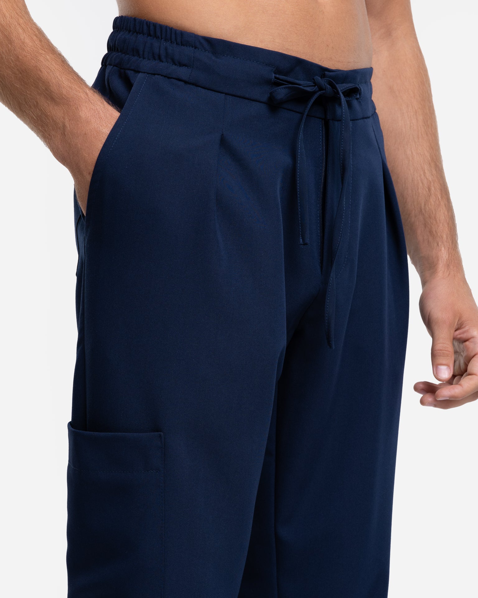 Męskie spodnie medyczne | Classic Fit - Royal Navy