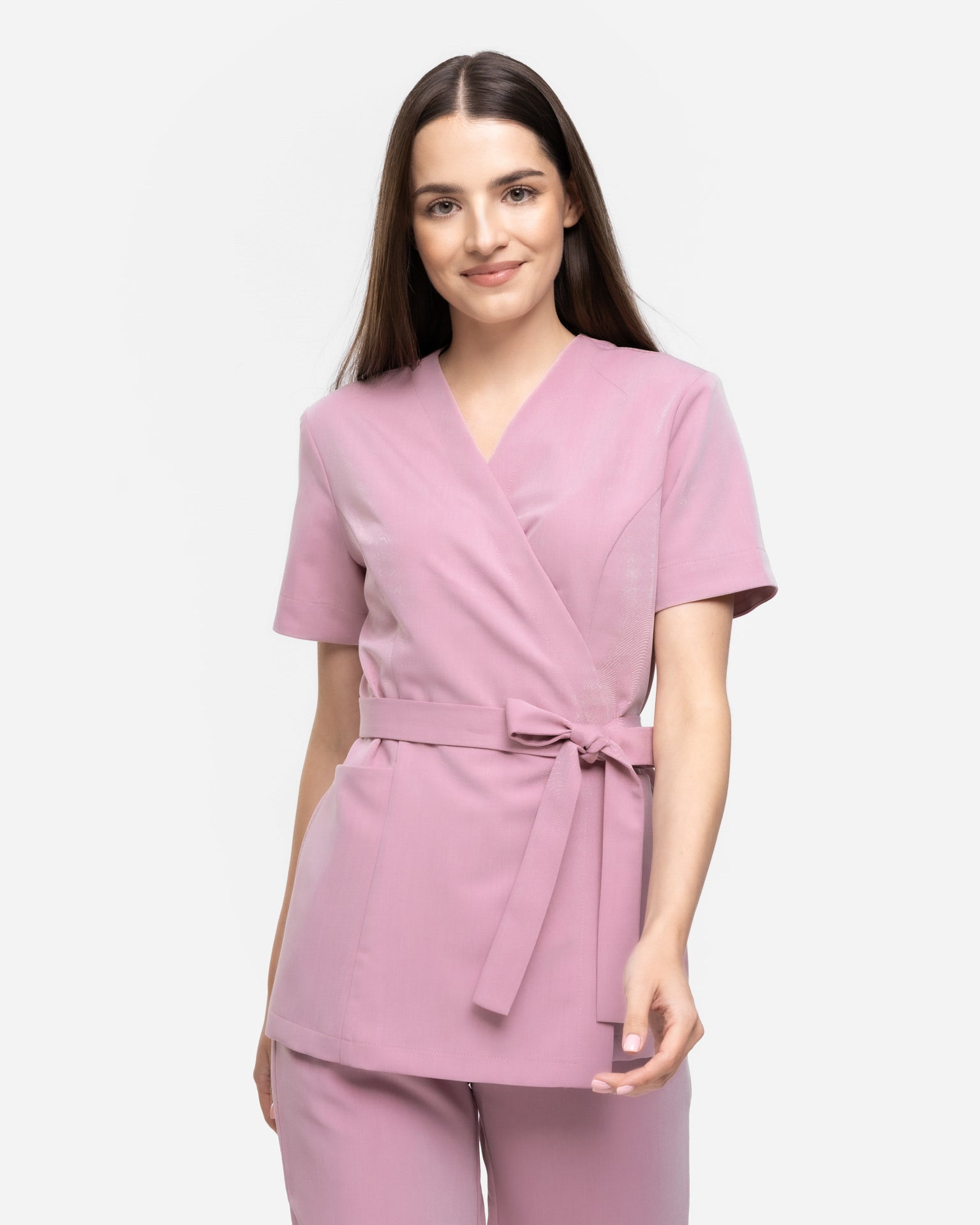 Tunika Medyczna Ella - Ballerina Pink