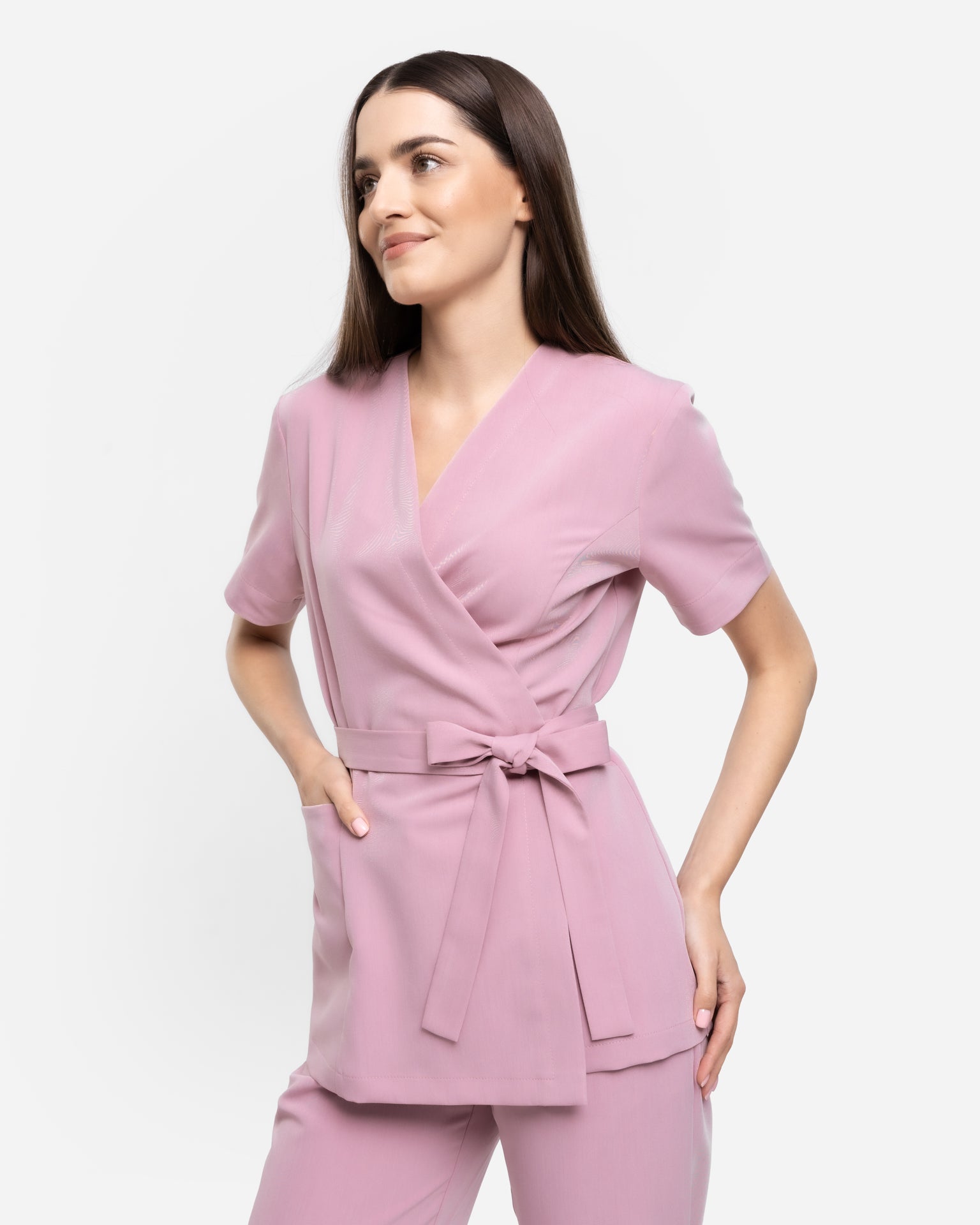 Tunika Medyczna Ella - Ballerina Pink