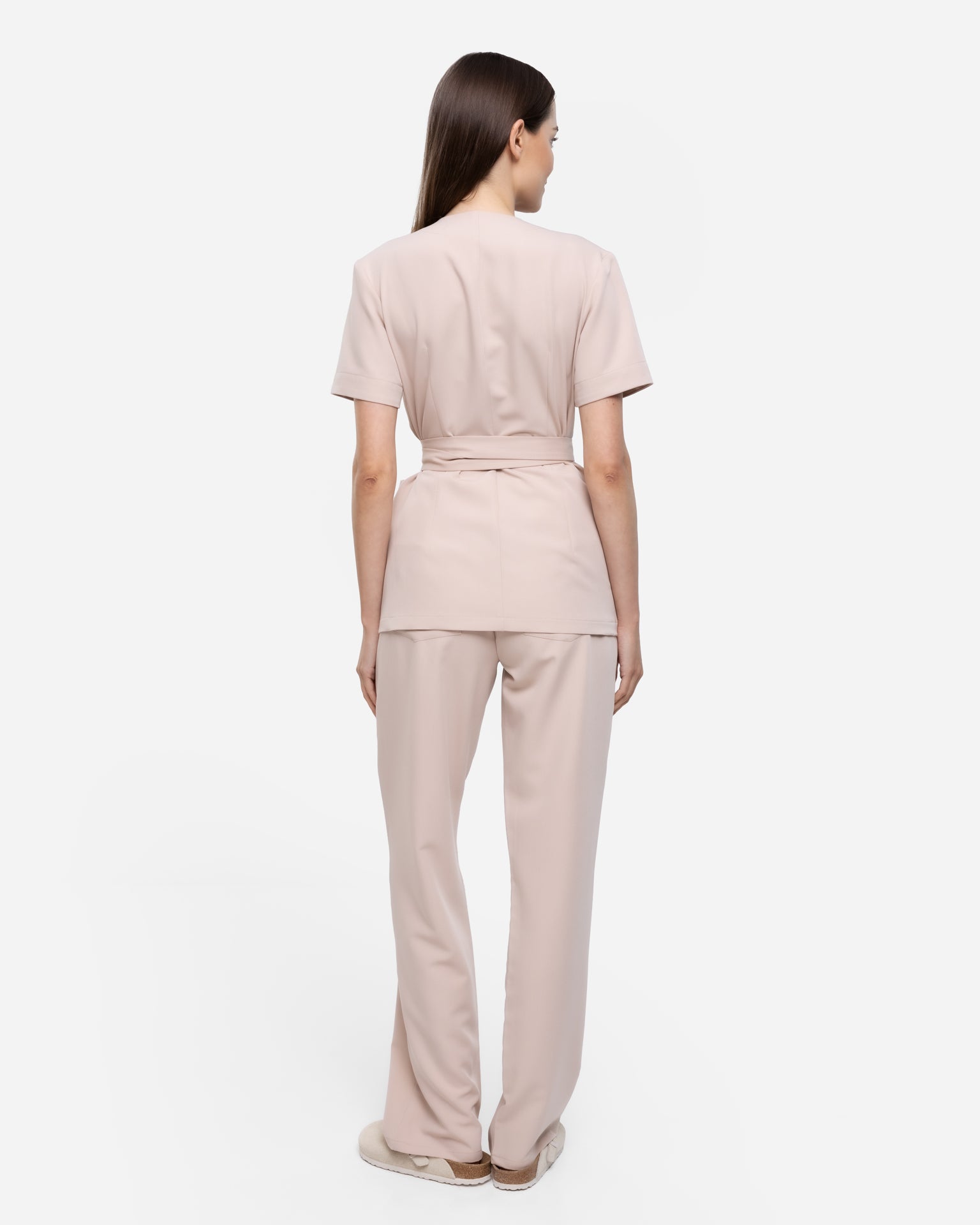 Tunika Medyczna Ella - Nude