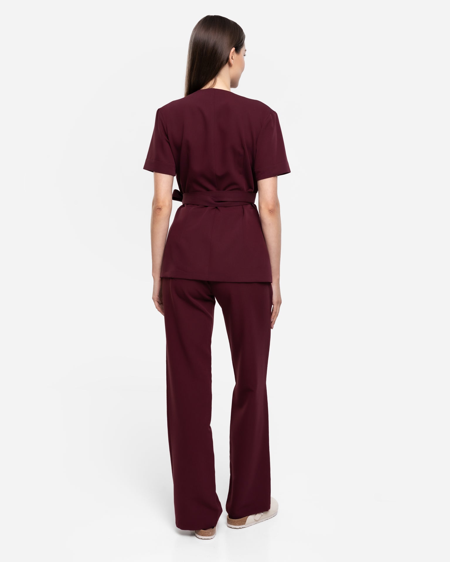 Tunika Medyczna Ella - Burgundy