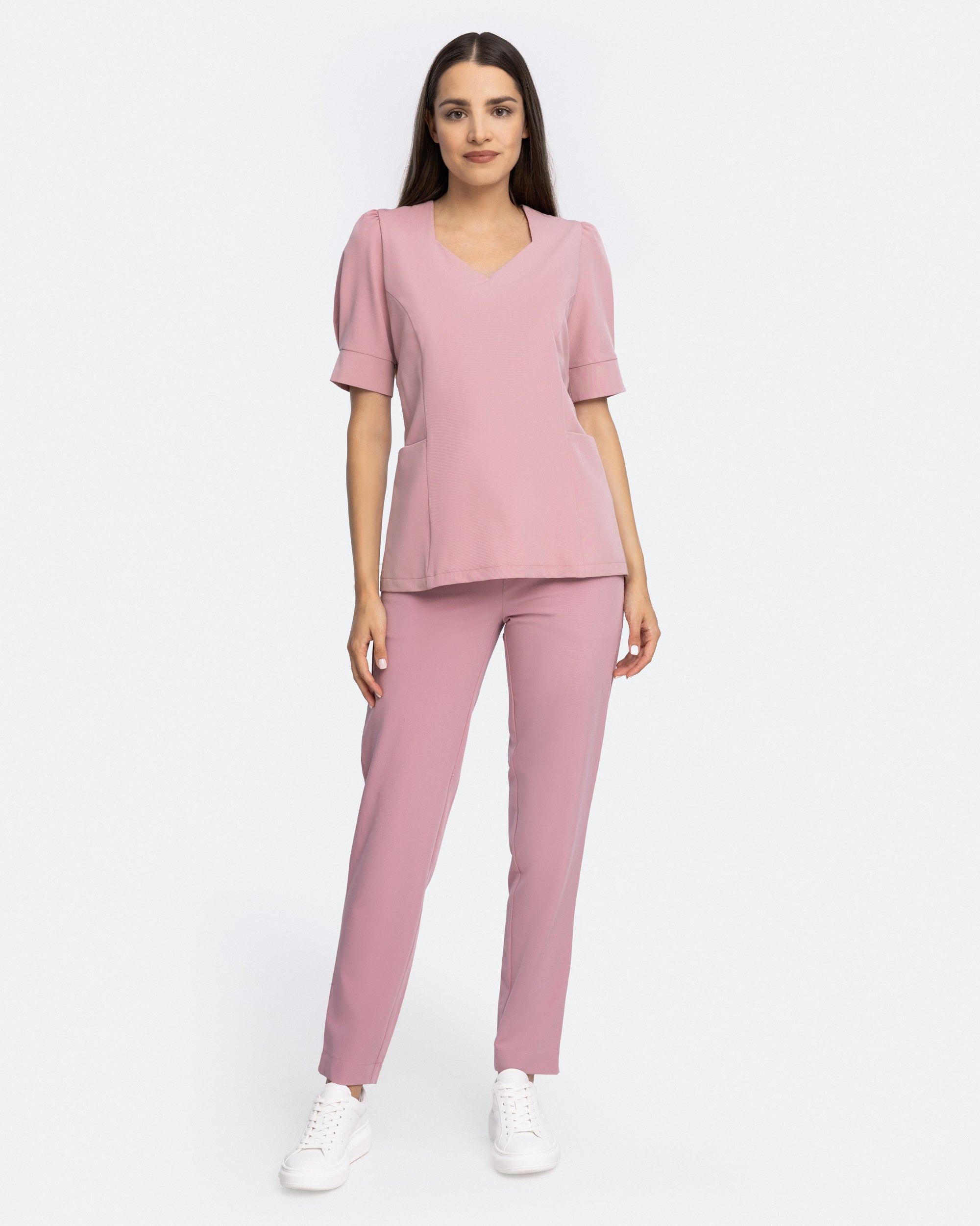 Charlotte Scrub Top – Ballerina Pink