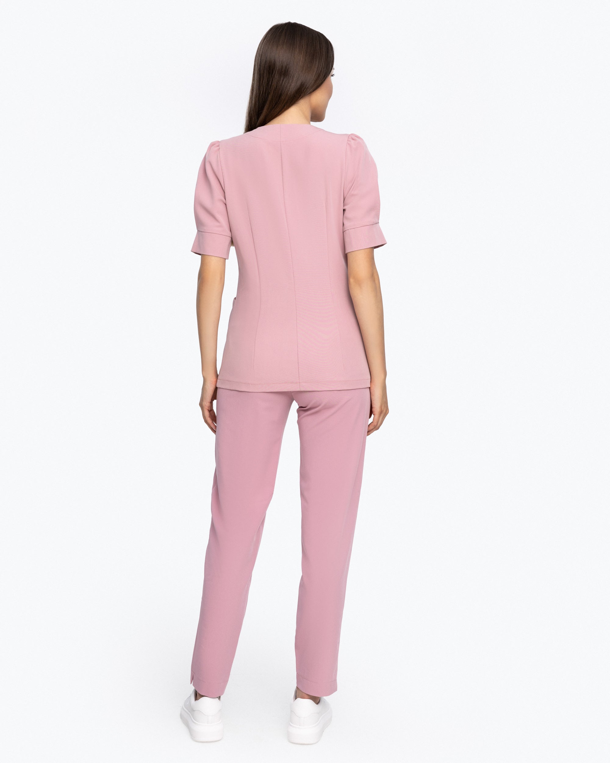 Charlotte Scrub Top – Ballerina Pink