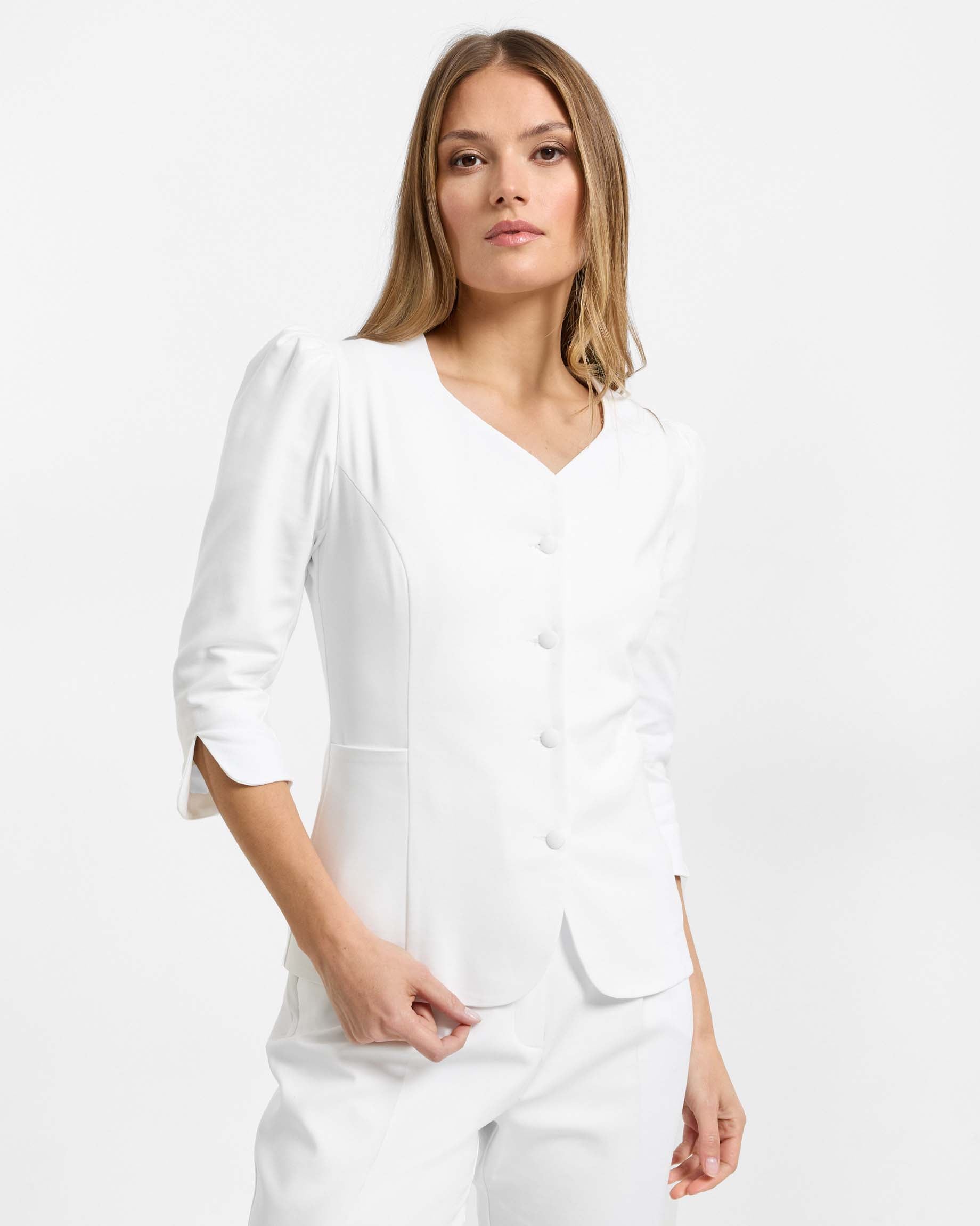 Vivienne Marynarka Medyczna - White