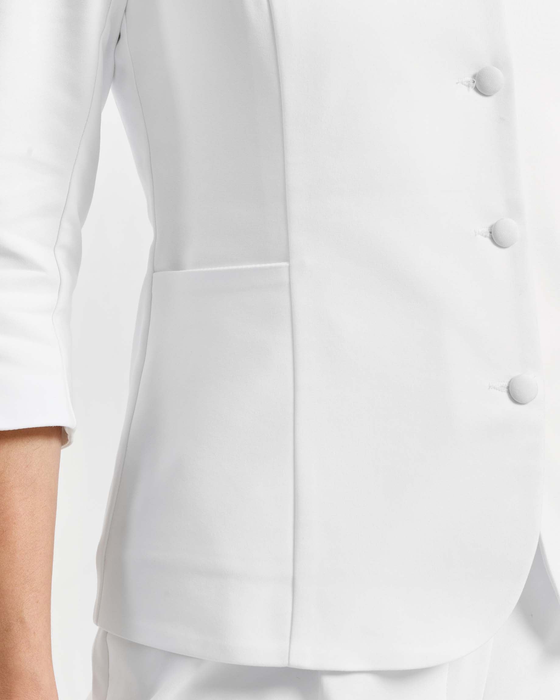 Medizinische Jacke Vivienne– Weiß