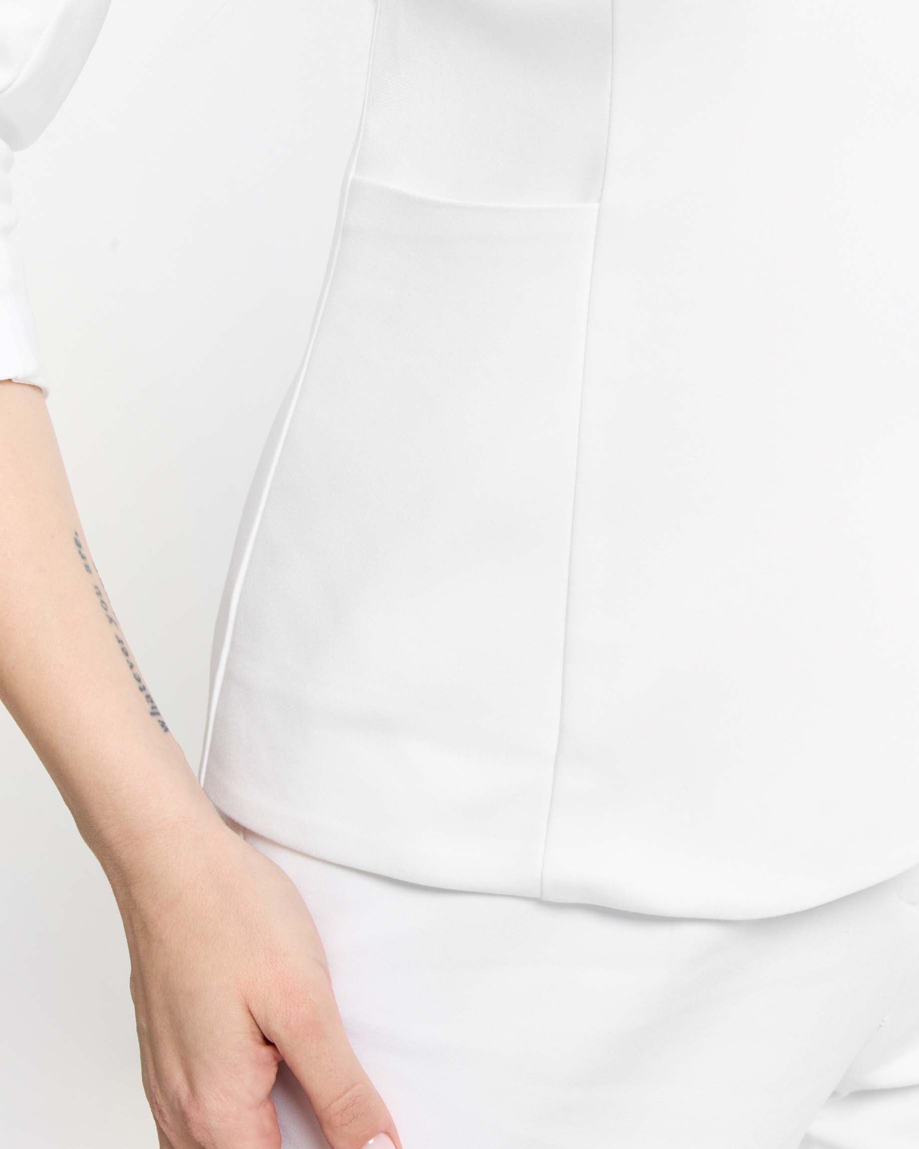 Medizinische Jacke Vivienne– Weiß