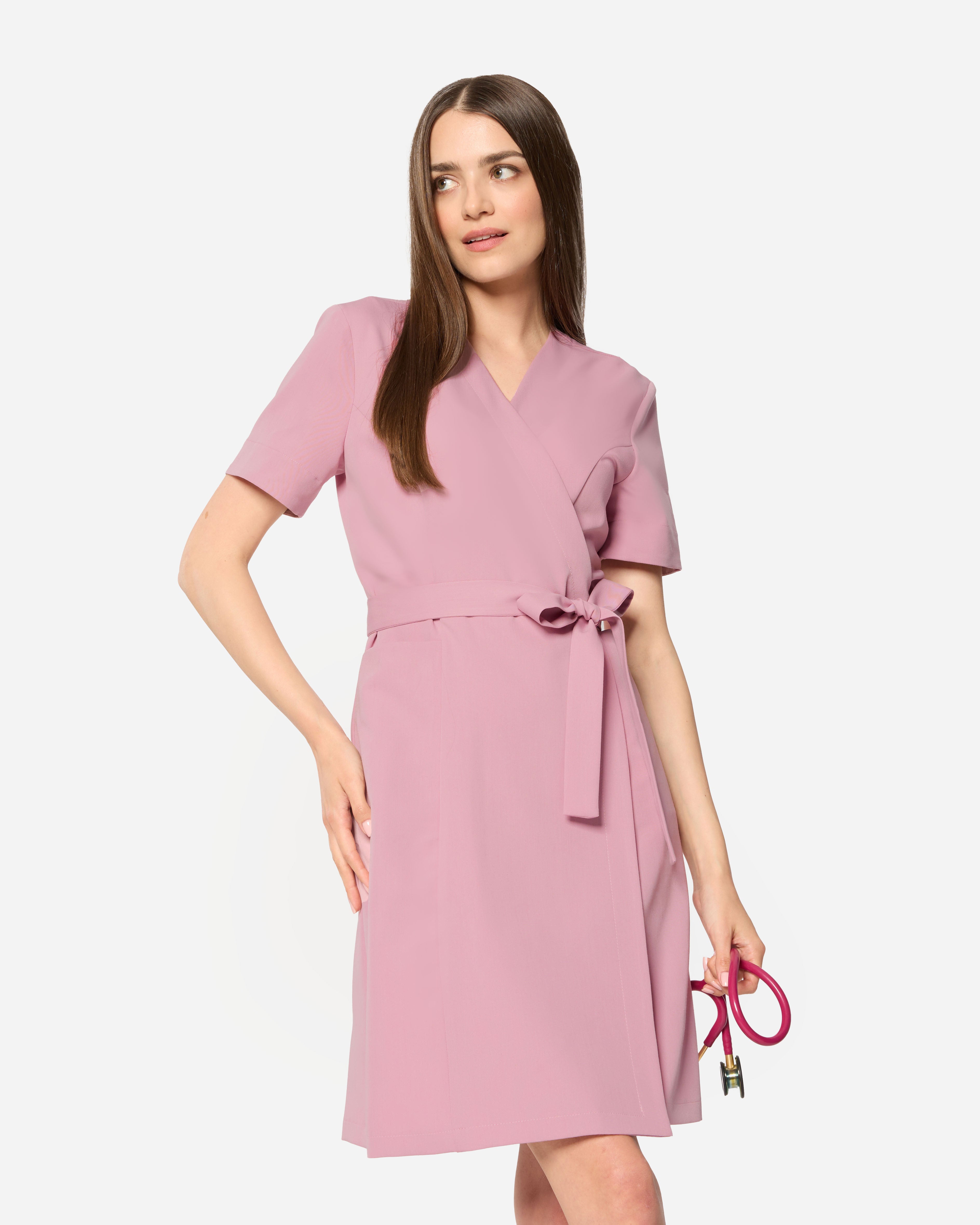 Medizinisches Kleid Diana – Ballerina Pink