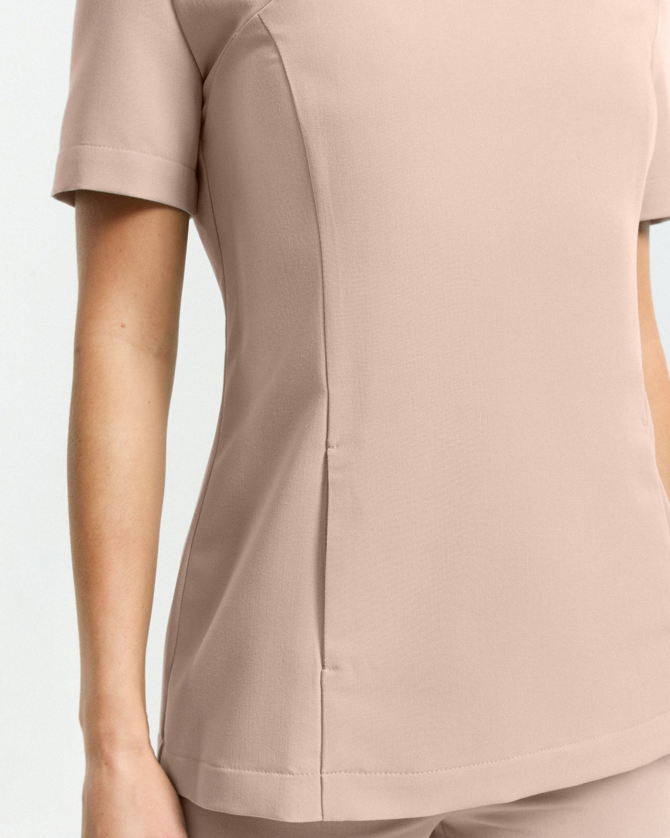 Carrie Scrub Top – Nude