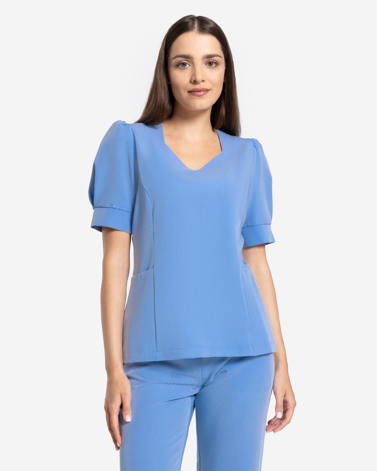 Charlotte Scrub Top – Schokolade