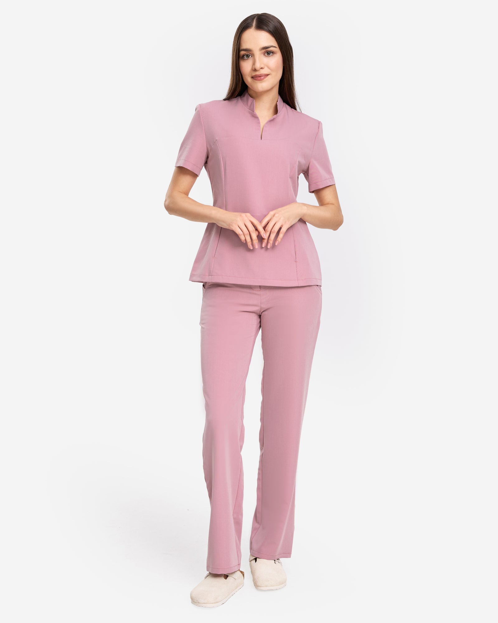 Carrie Scrub Top – Schwarz
