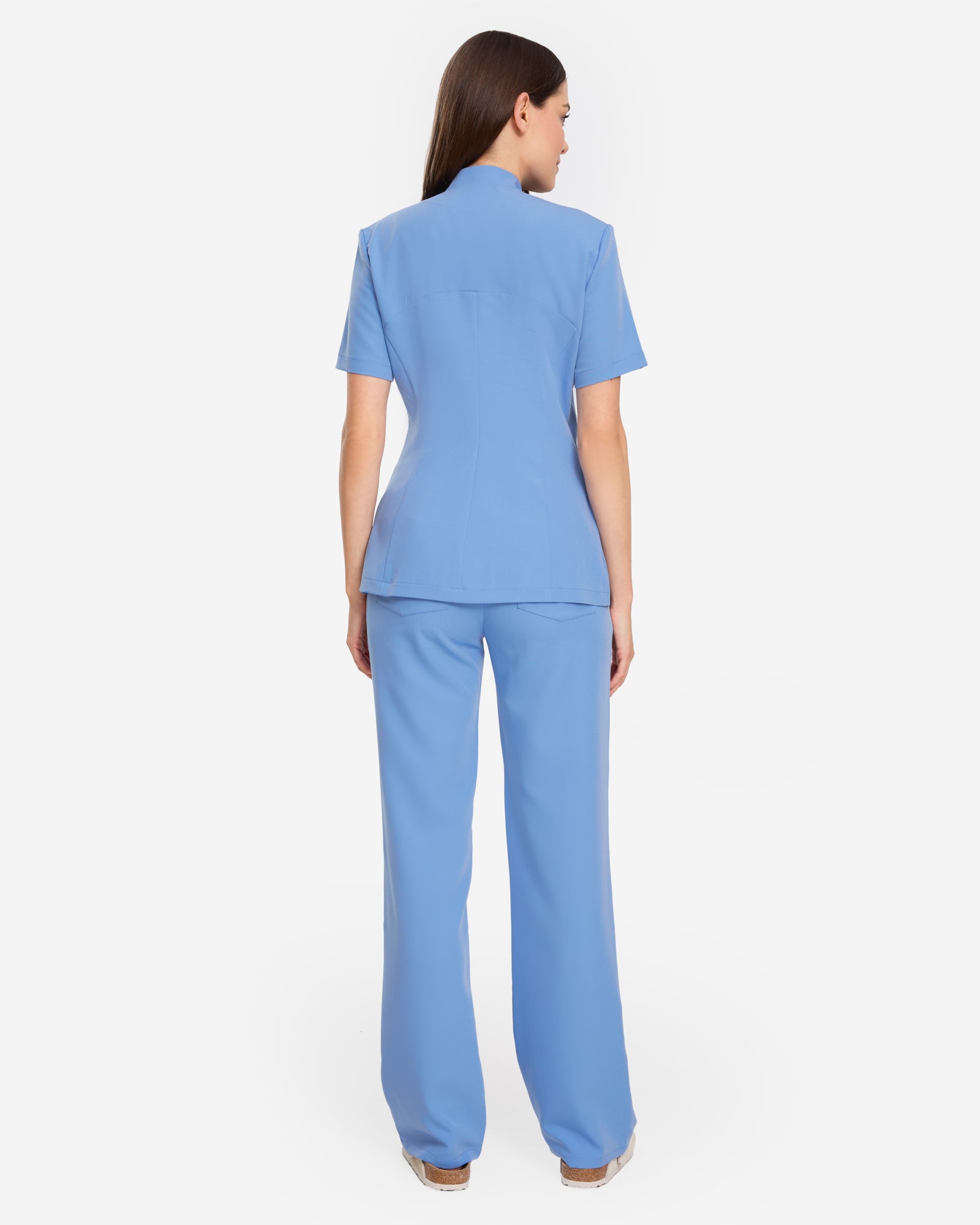 Carrie Scrub Top – Schwarz