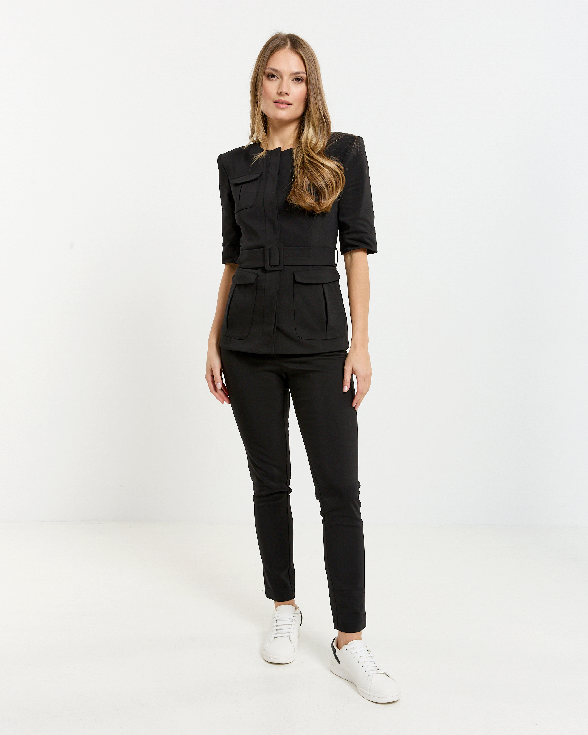 Spodnie Premium Cygaretki - Black