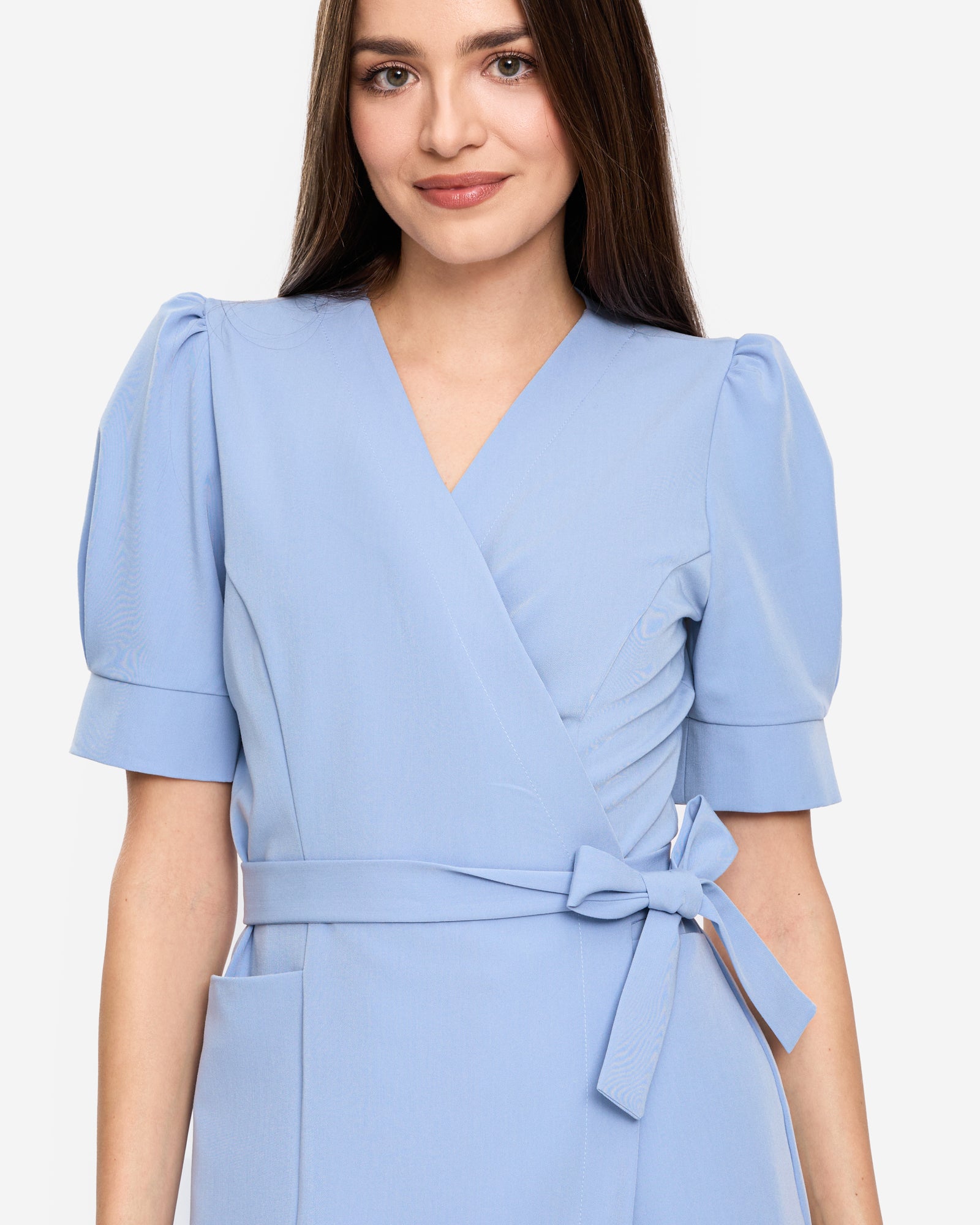 Medizinische Umschlagtunika – Ballerina Pink