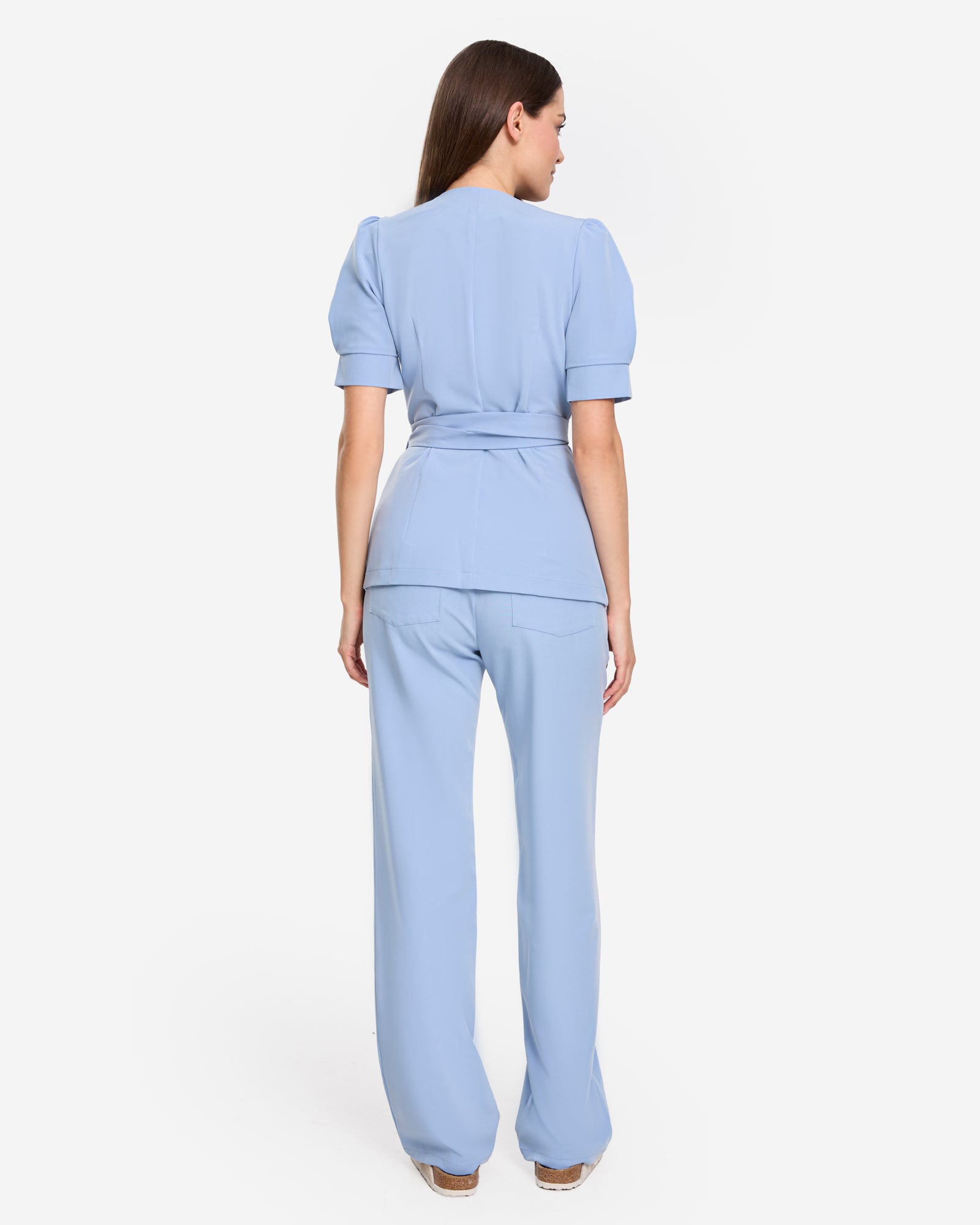 Medizinische Umschlagtunika – Ballerina Pink