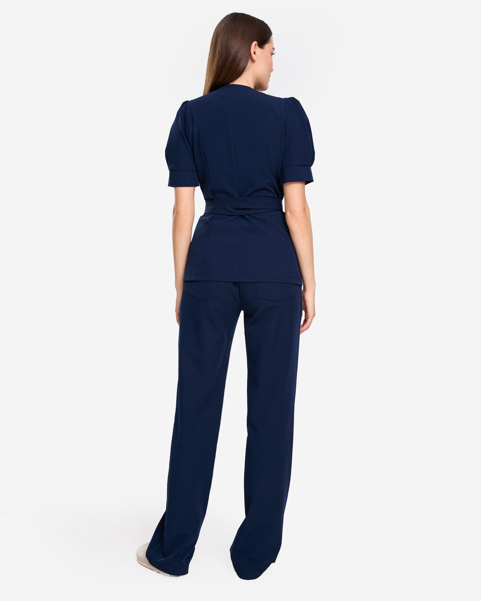 Medizinische Umschlagtunika – Ballerina Pink