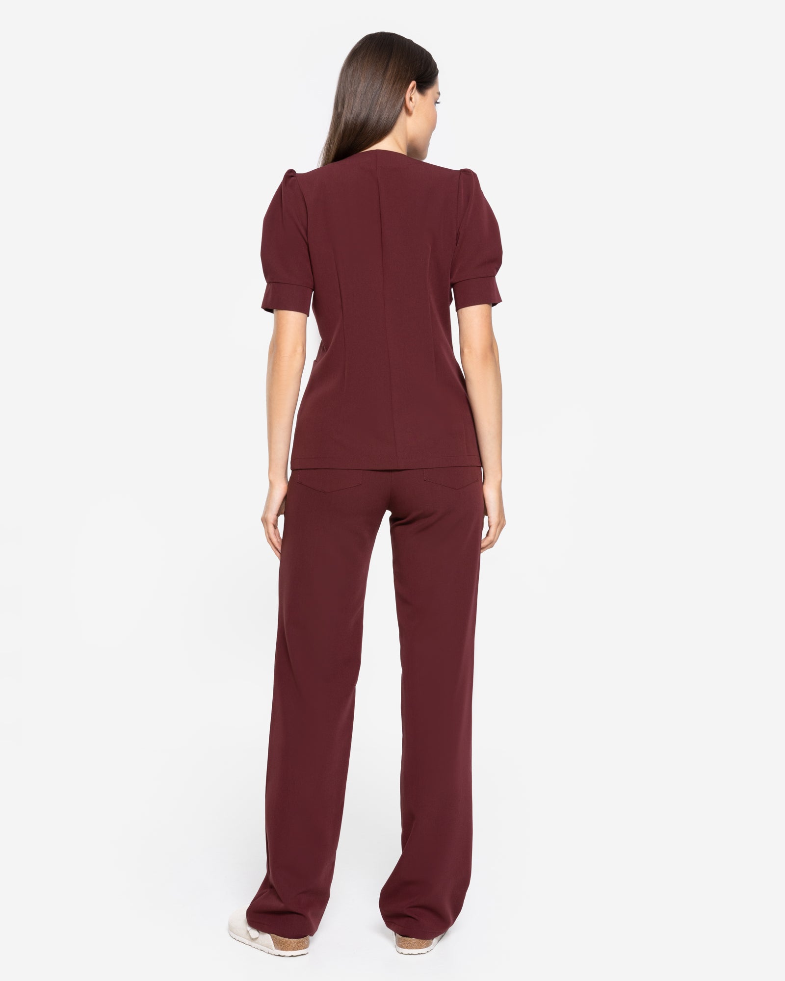Charlotte Scrub Top – Schokolade