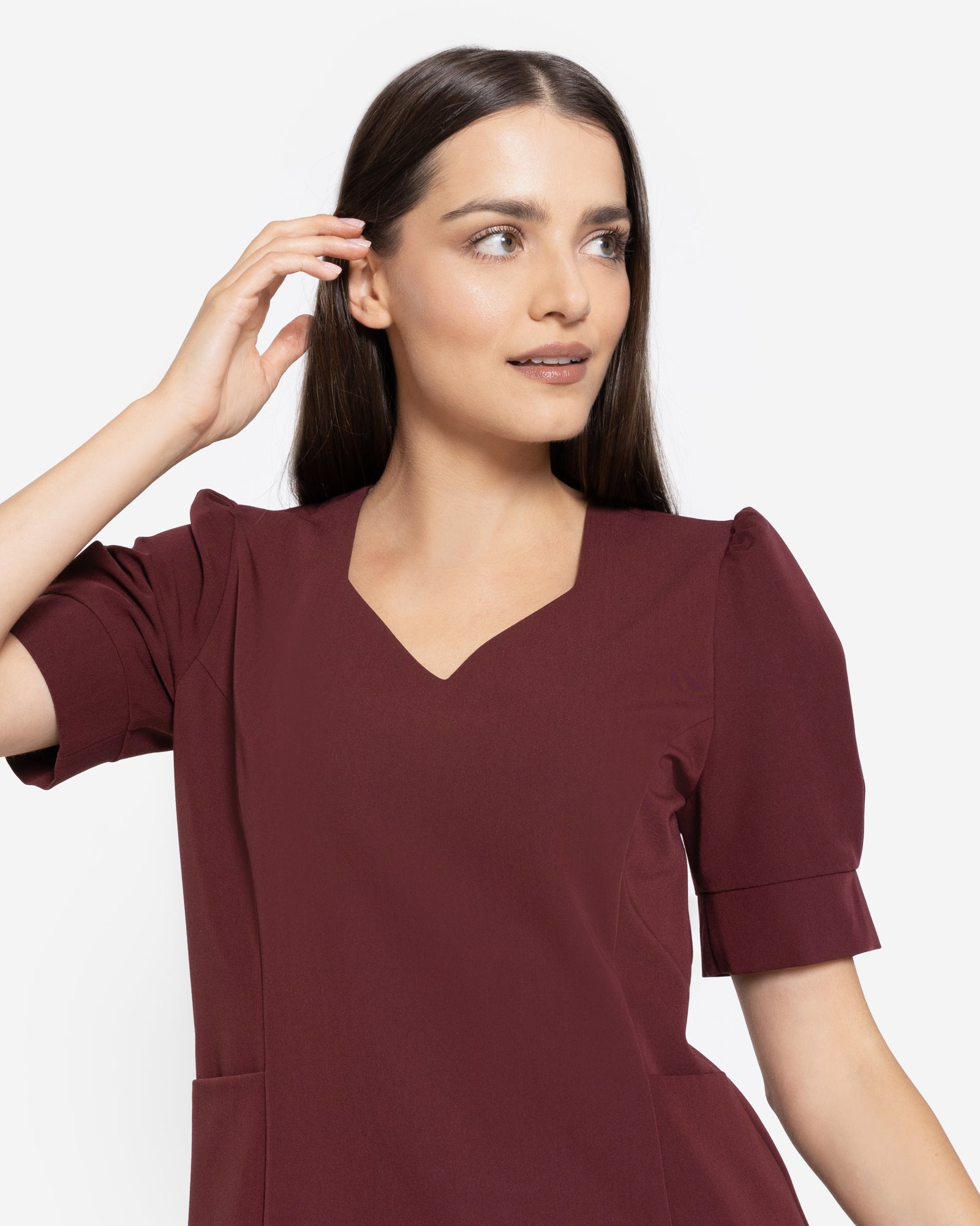 Charlotte Scrub Top – Schokolade
