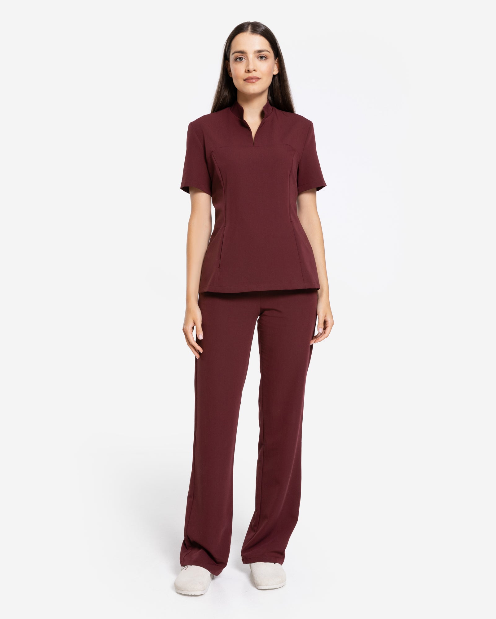 Carrie Scrub Top – Schwarz