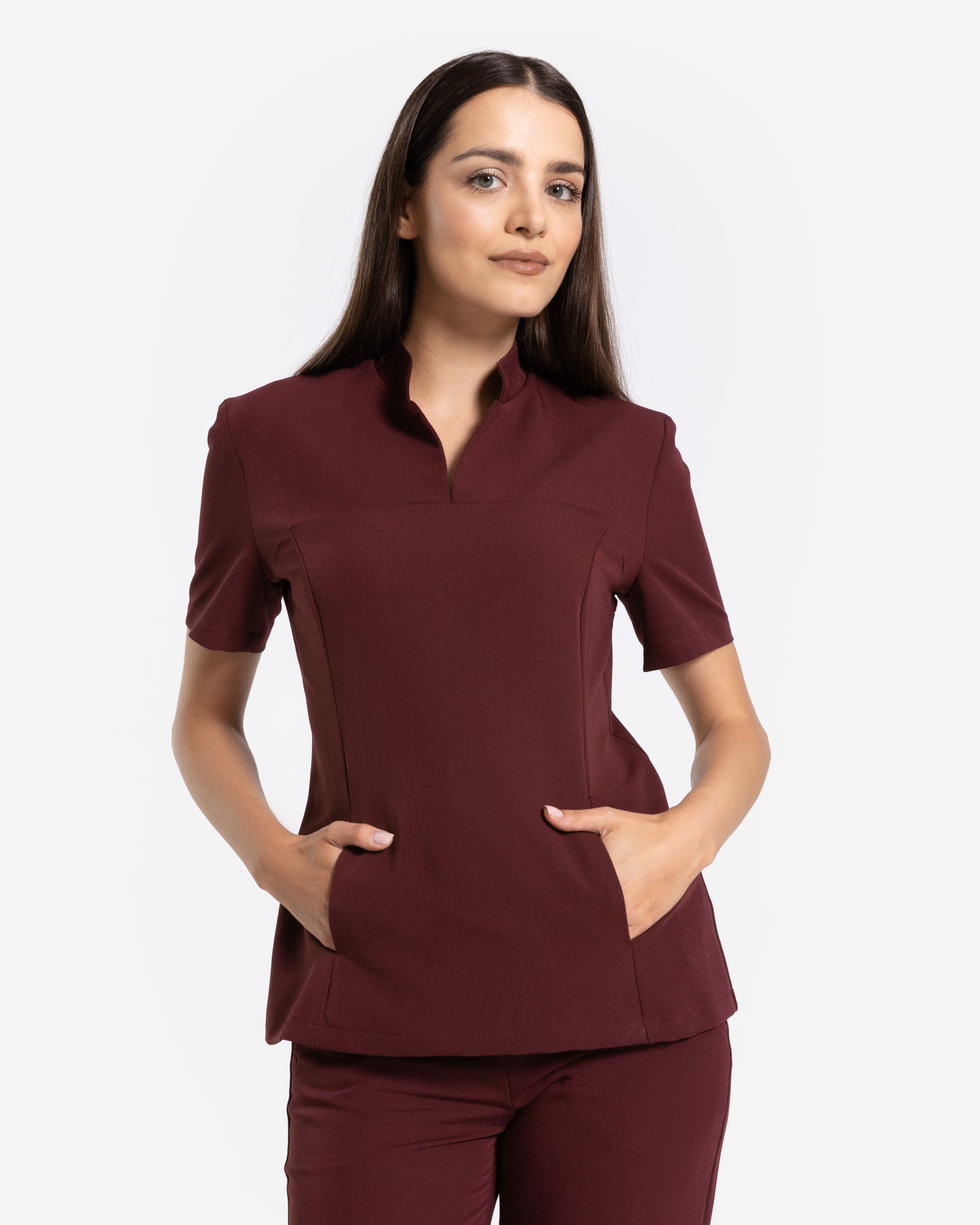Carrie Scrub Top – Schwarz