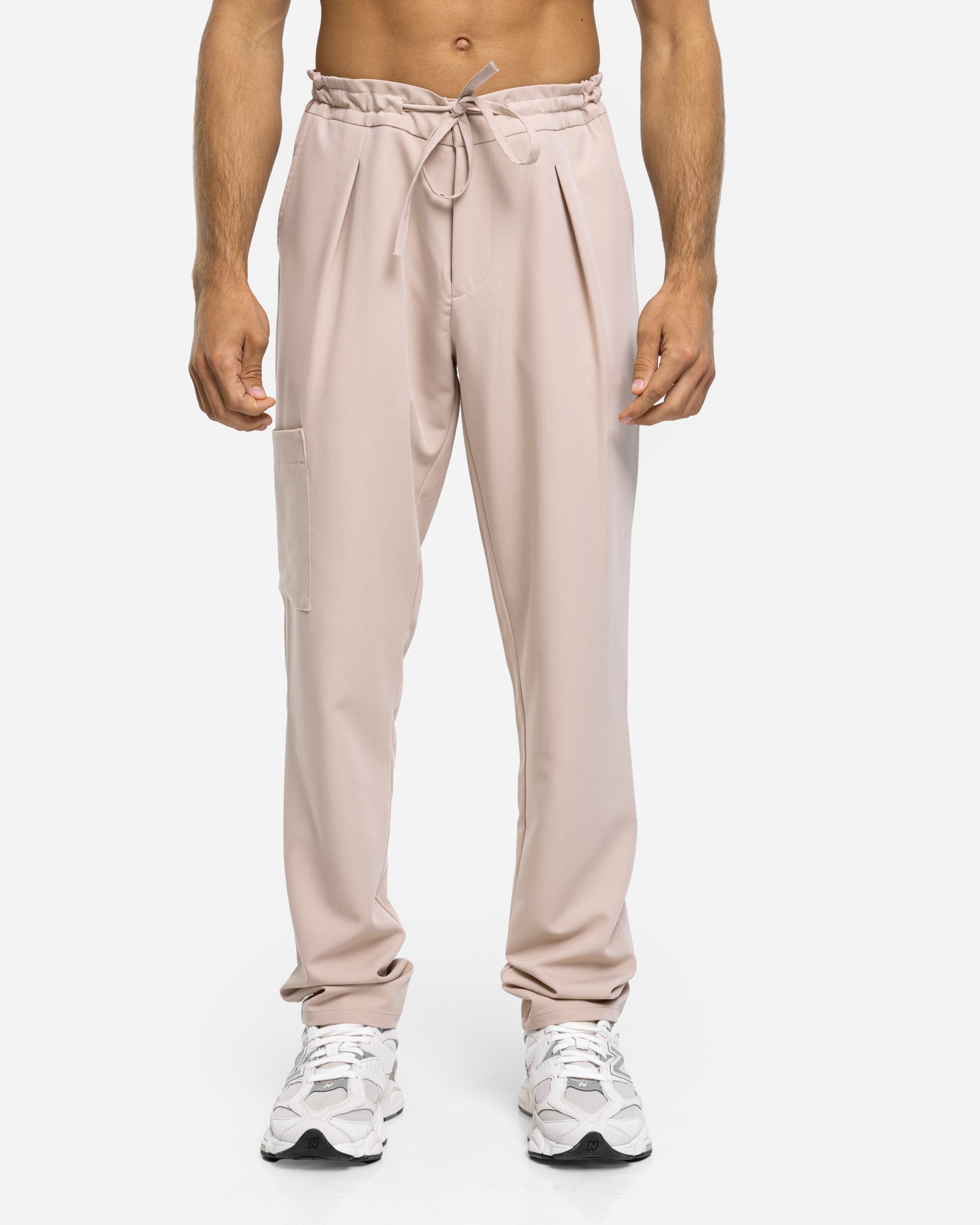 Męskie spodnie medyczne | Classic Fit  - Nude