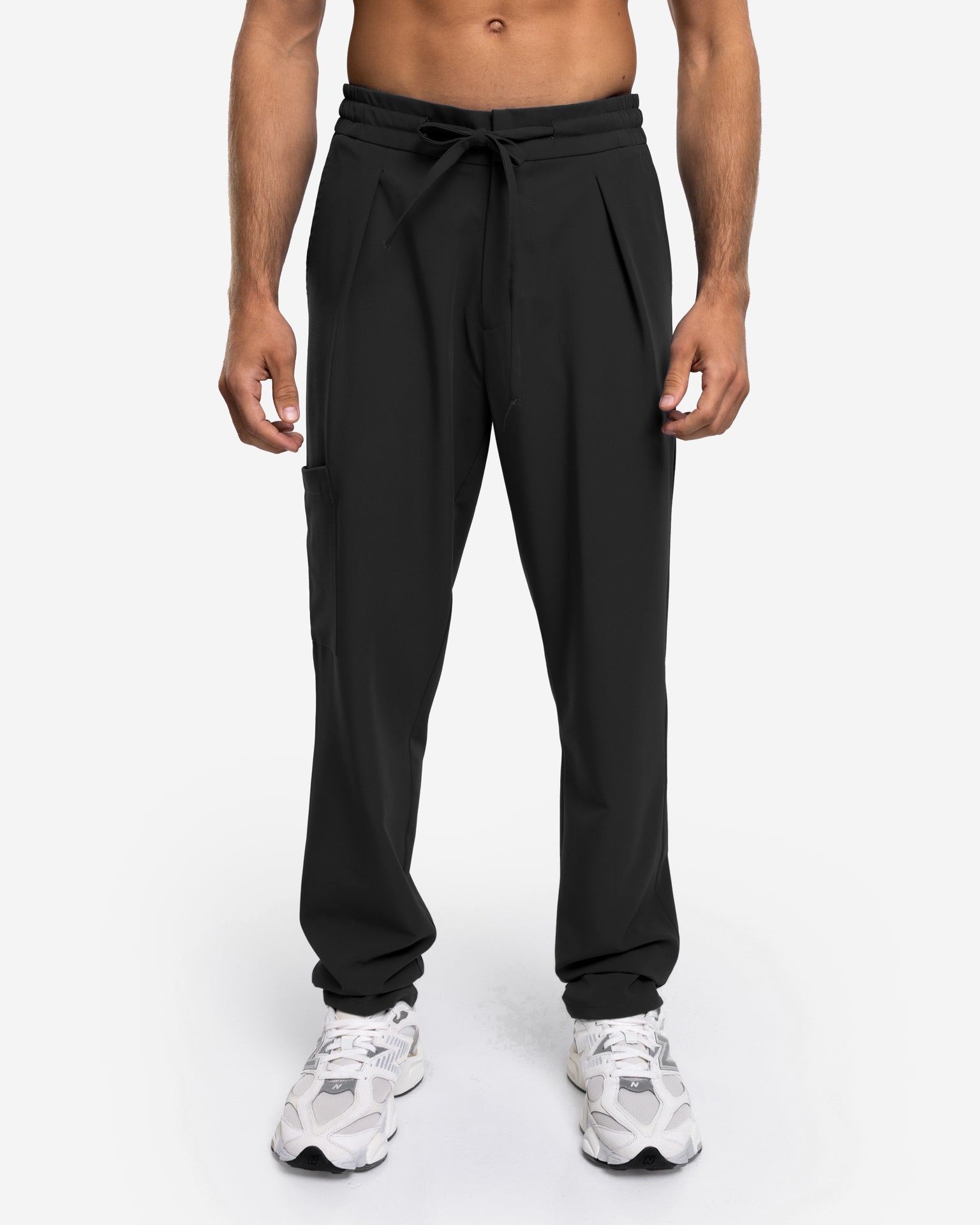 Męskie spodnie medyczne | Classic Fit  - Black