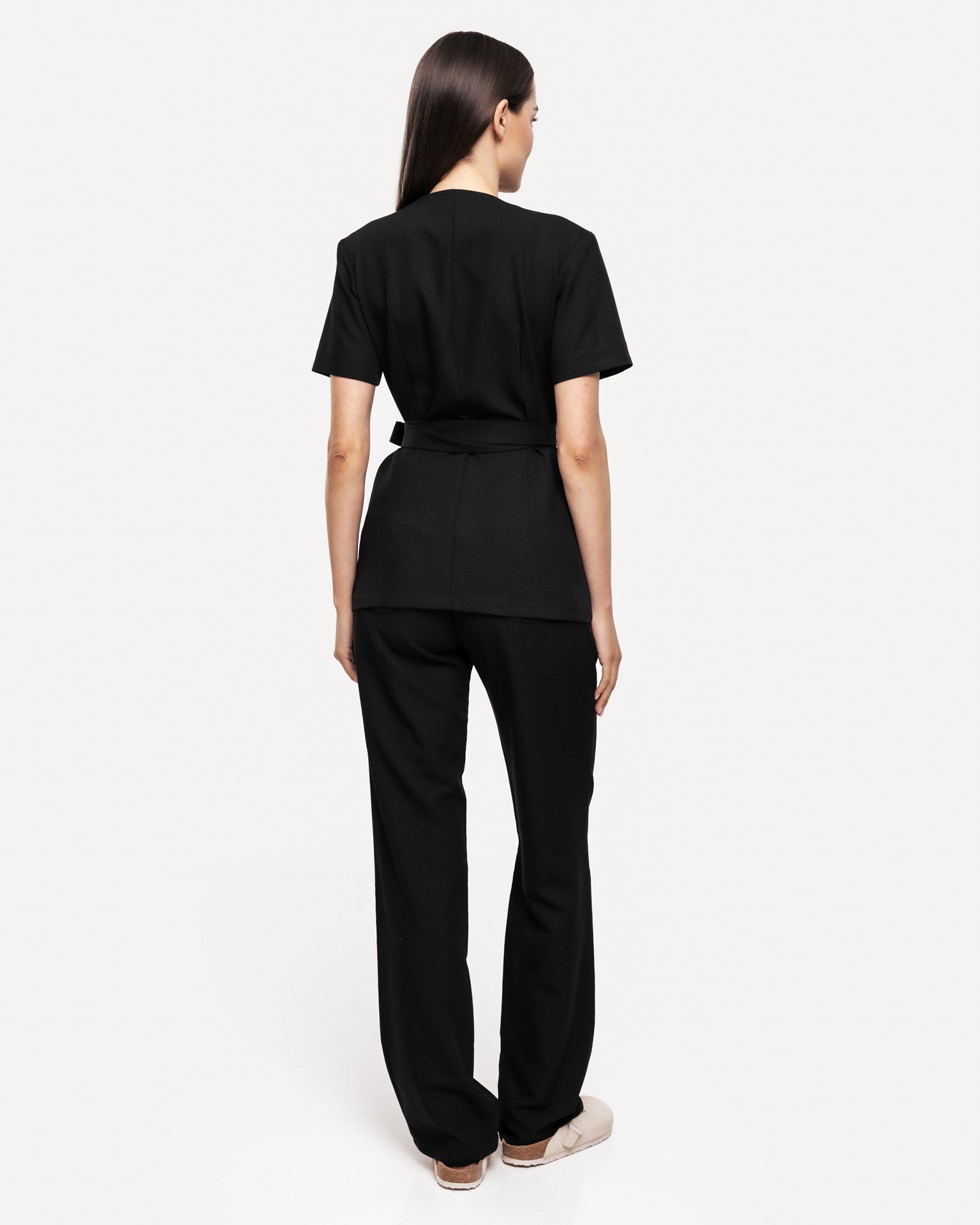 Medizinische Umschlagtunika – Ballerina Pink