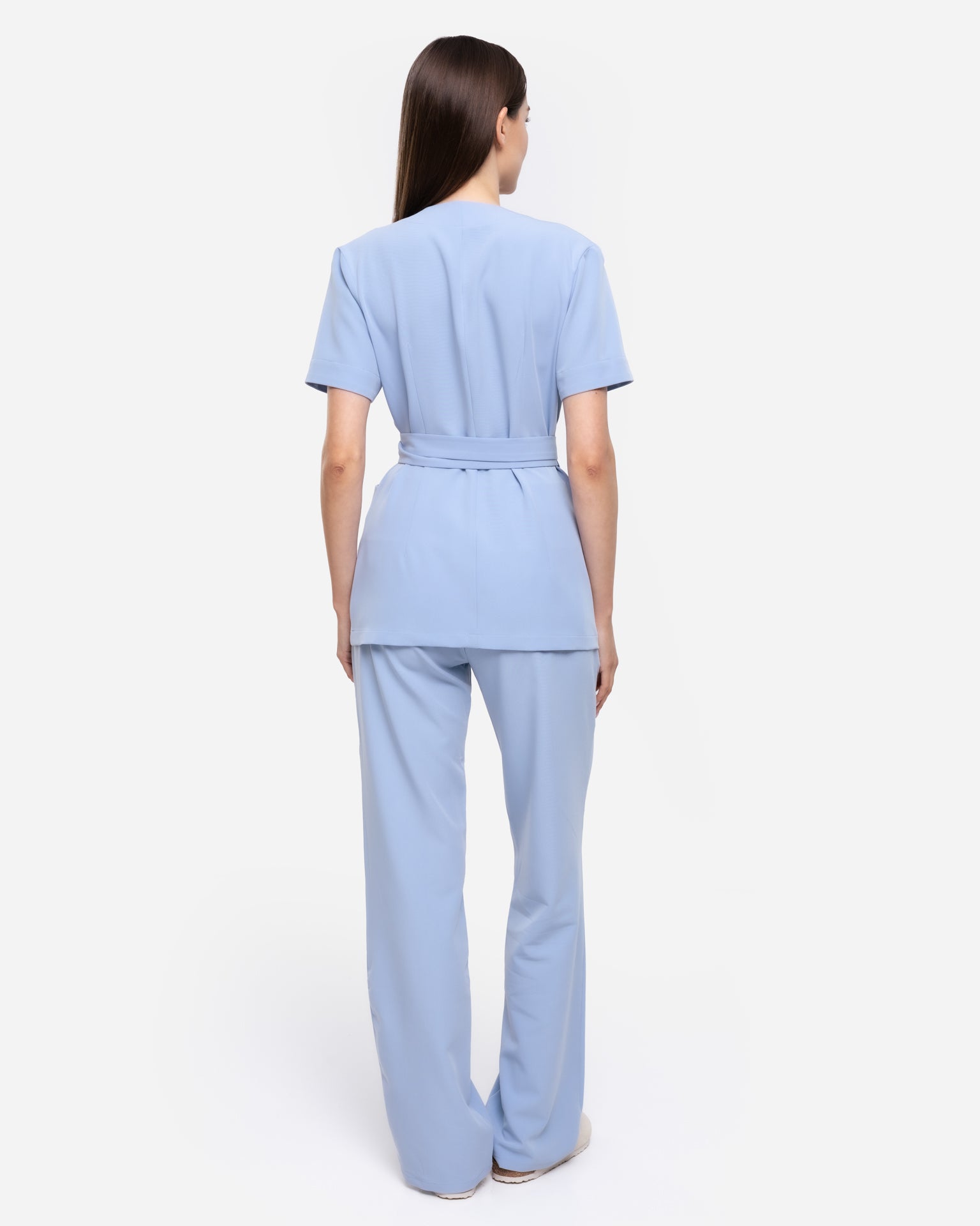 Medizinische Umschlagtunika – Ballerina Pink