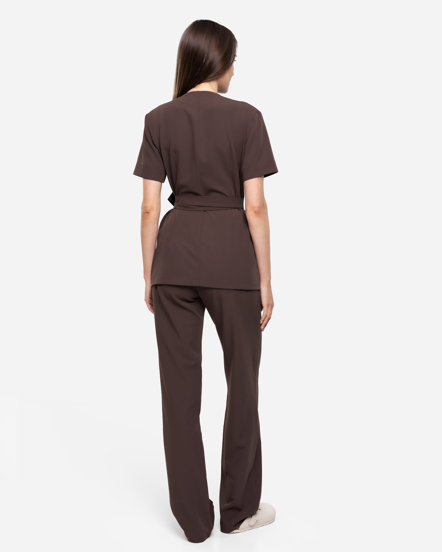 Medizinische Umschlagtunika – Ballerina Pink