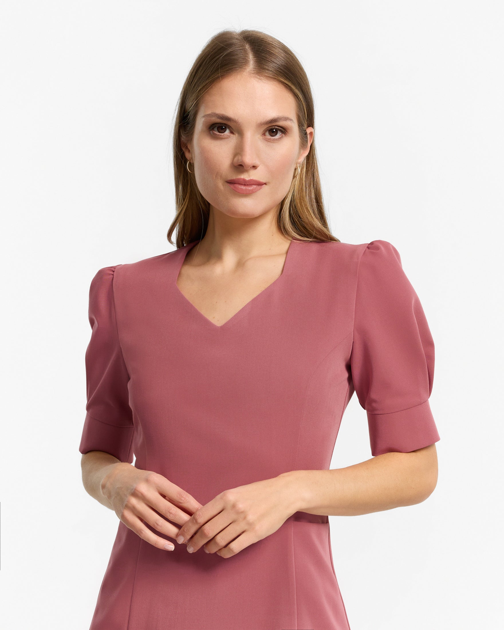 Charlotte Scrub Top - Dusty Rose