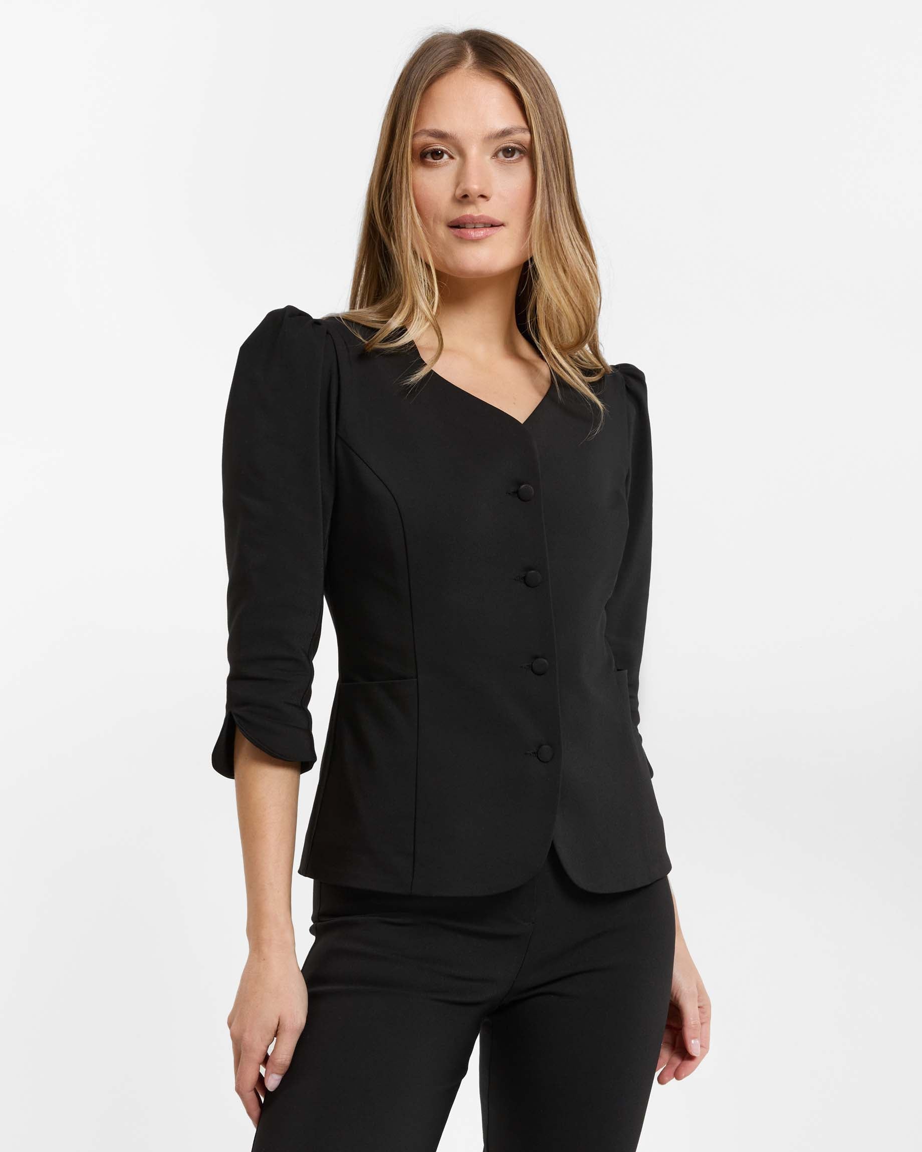 Vivienne Medizinische Jacke – Schwarz