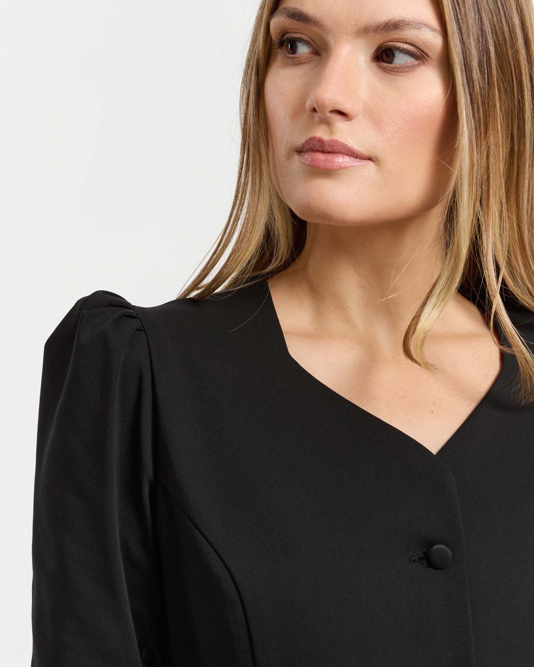 Vivienne Medizinische Jacke – Schwarz