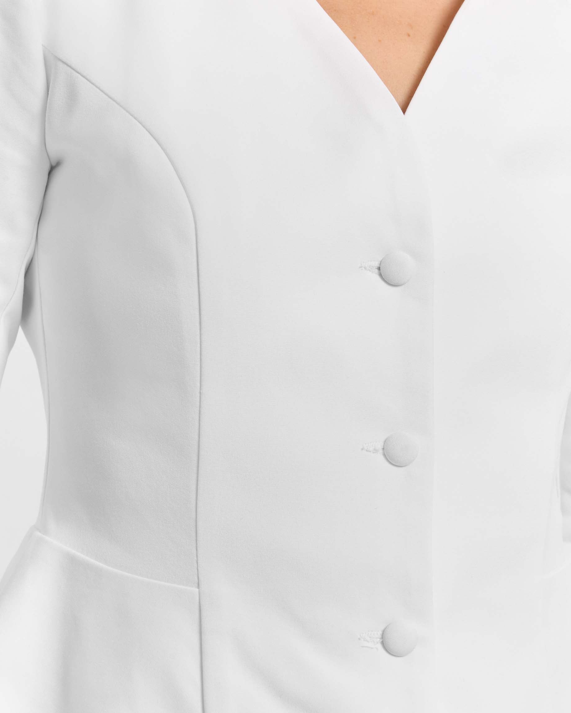 Medizinische Jacke Amelia - weiß