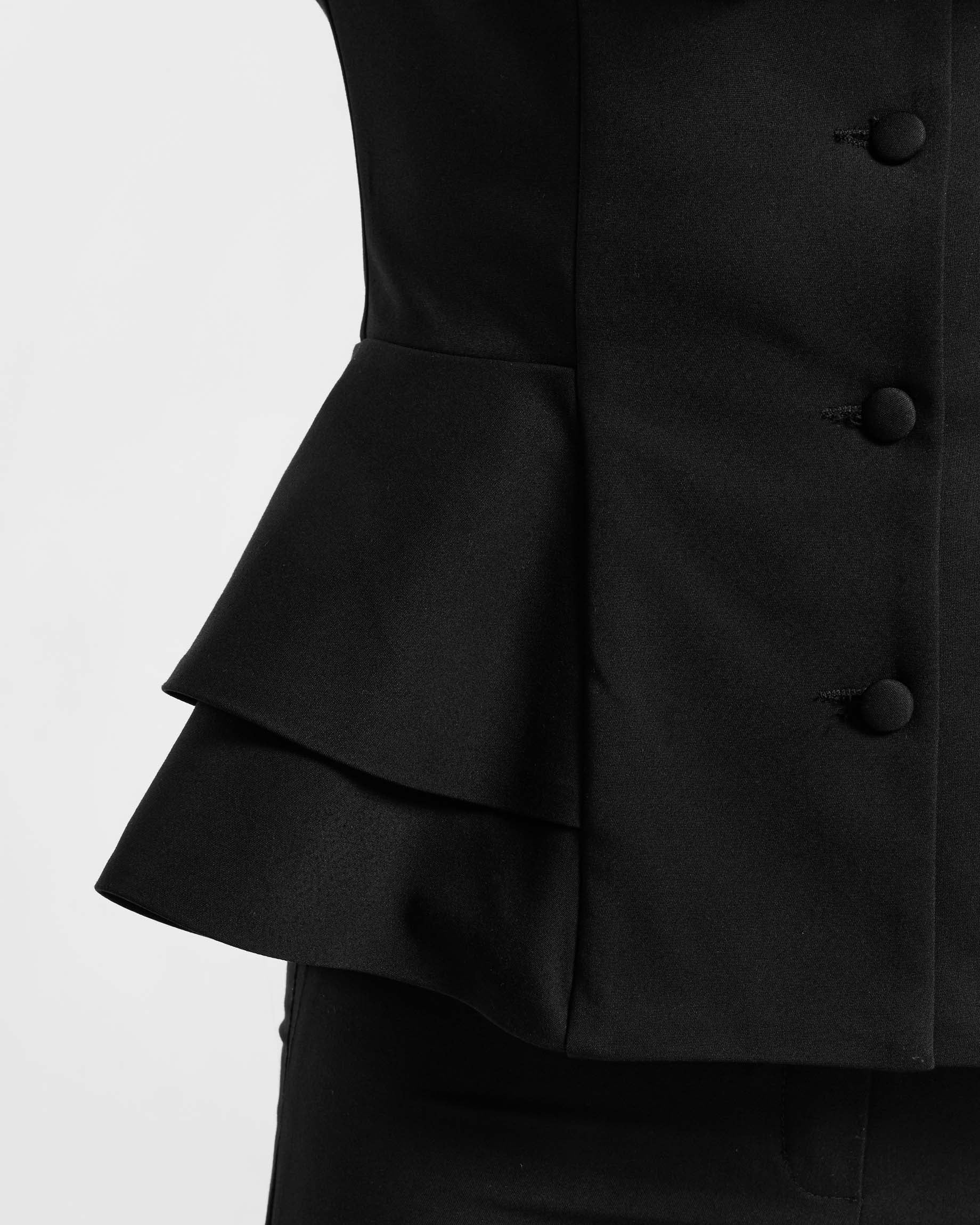 Medizinische Jacke Amelia – Schwarz