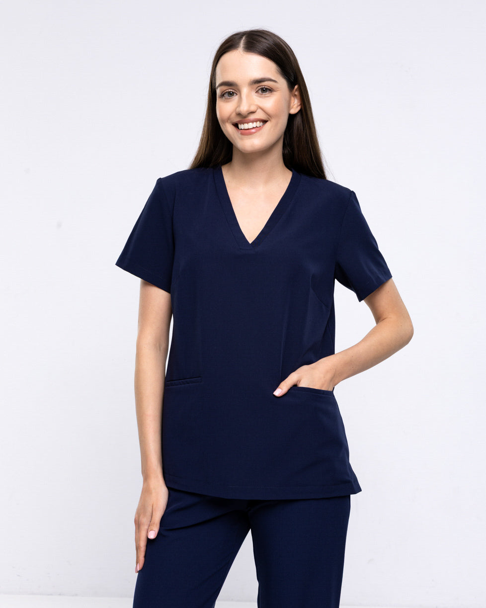 Bluzka Medyczna Basic -  Royal Navy