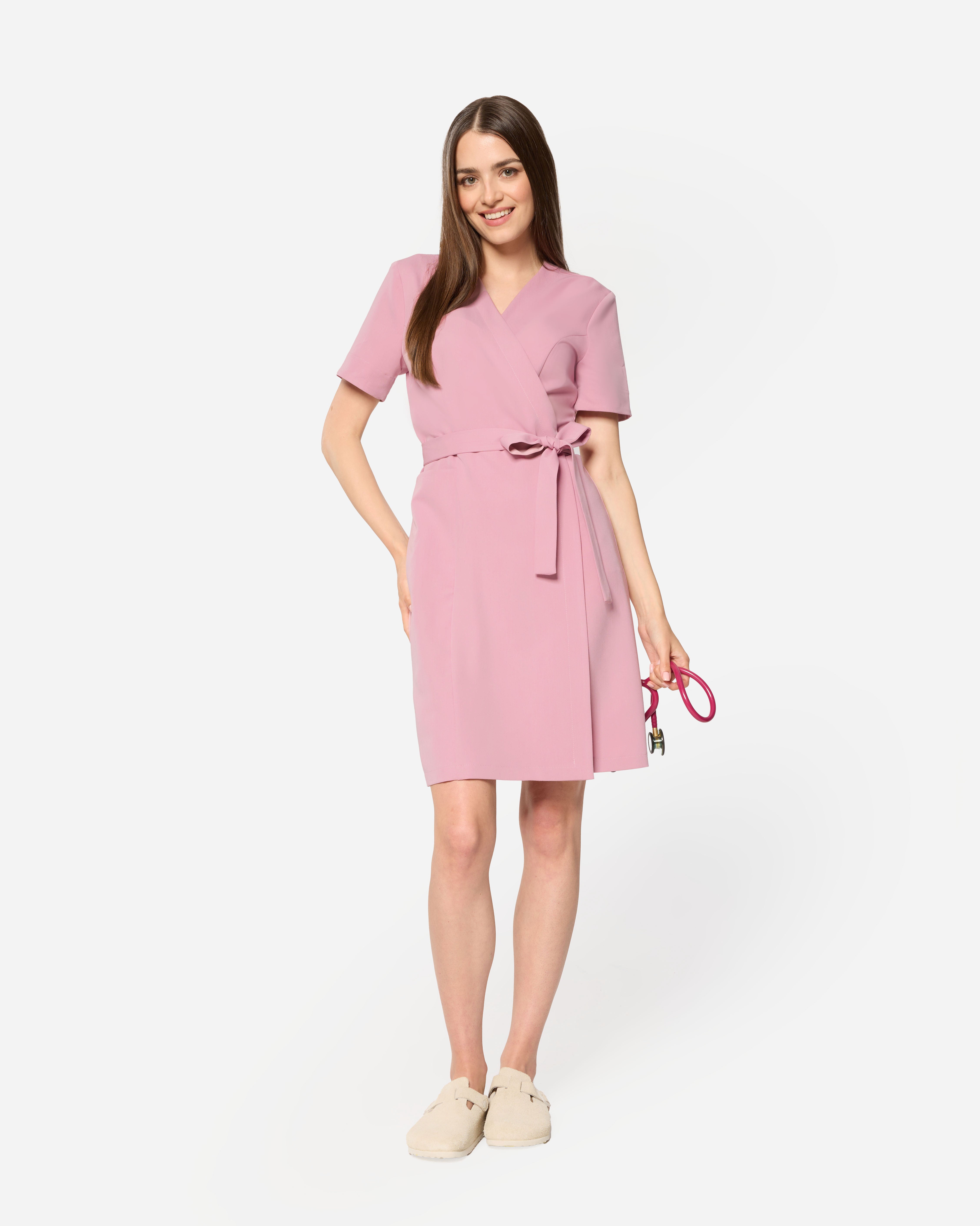 Medizinisches Kleid Diana – Ballerina Pink