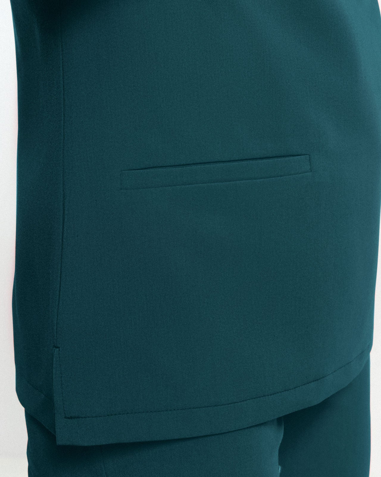 Bluzka Medyczna Basic-  Caribbean Blue