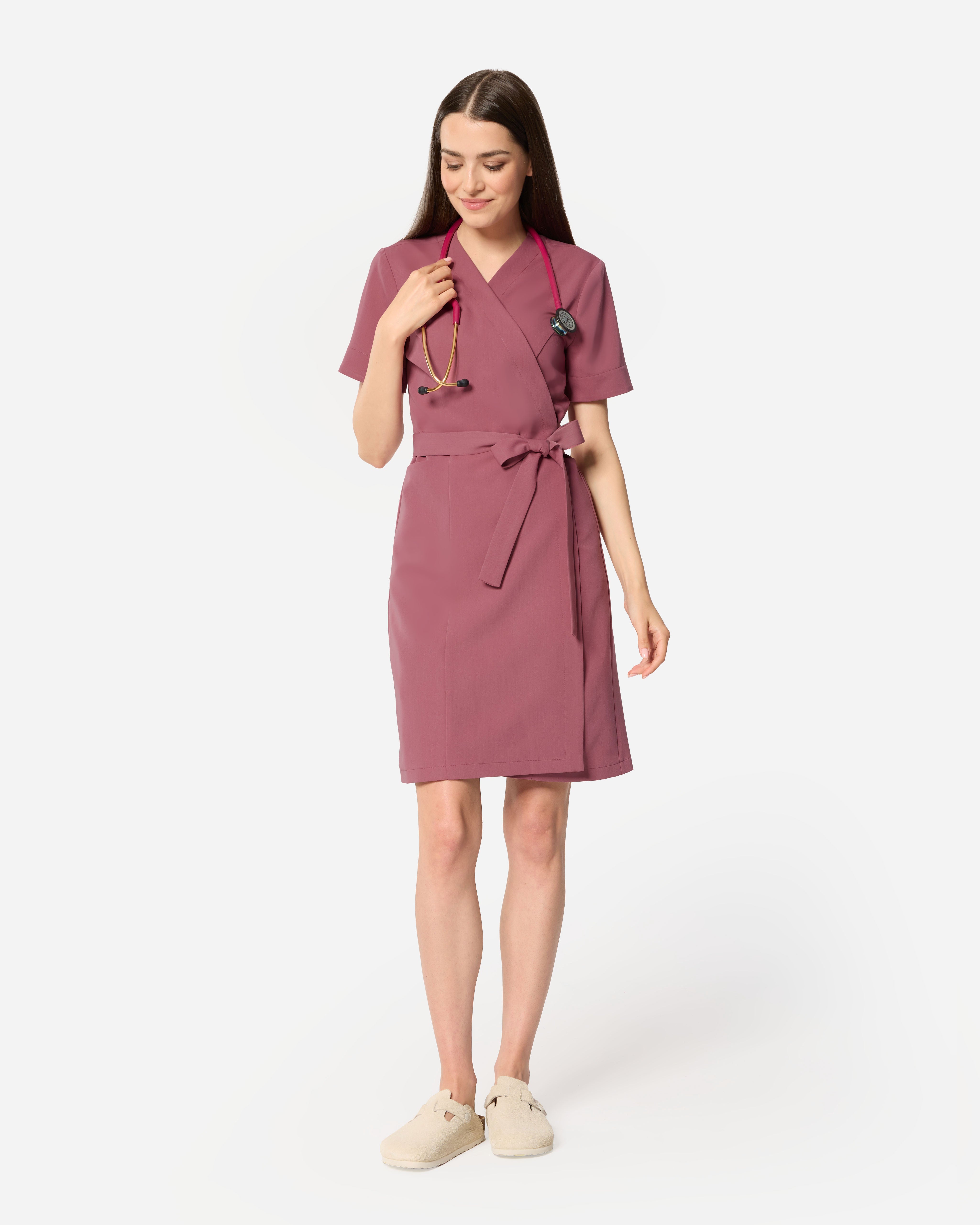 Medizinisches Kleid Diana – Ballerina Pink