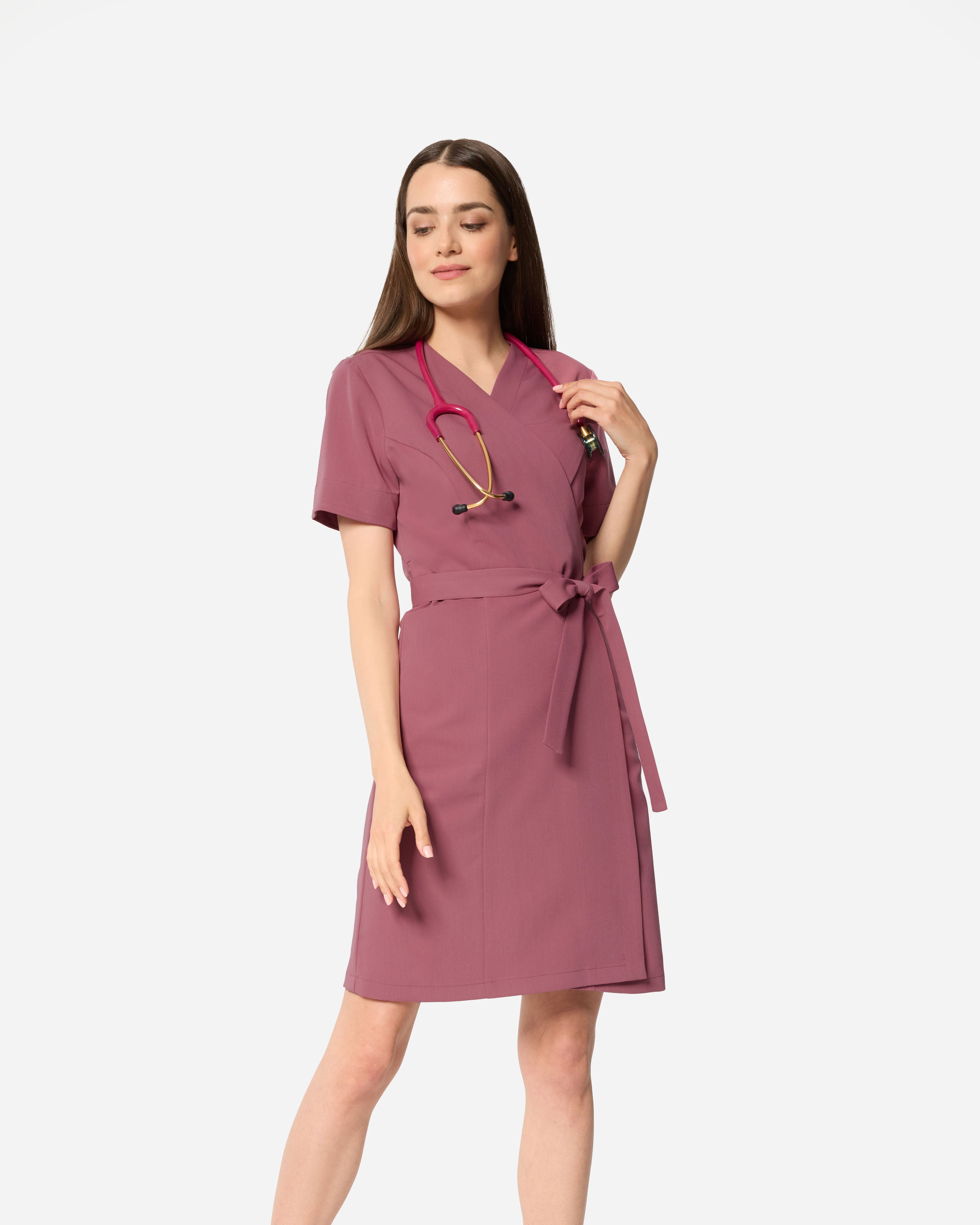 Medizinisches Kleid Diana – Ballerina Pink