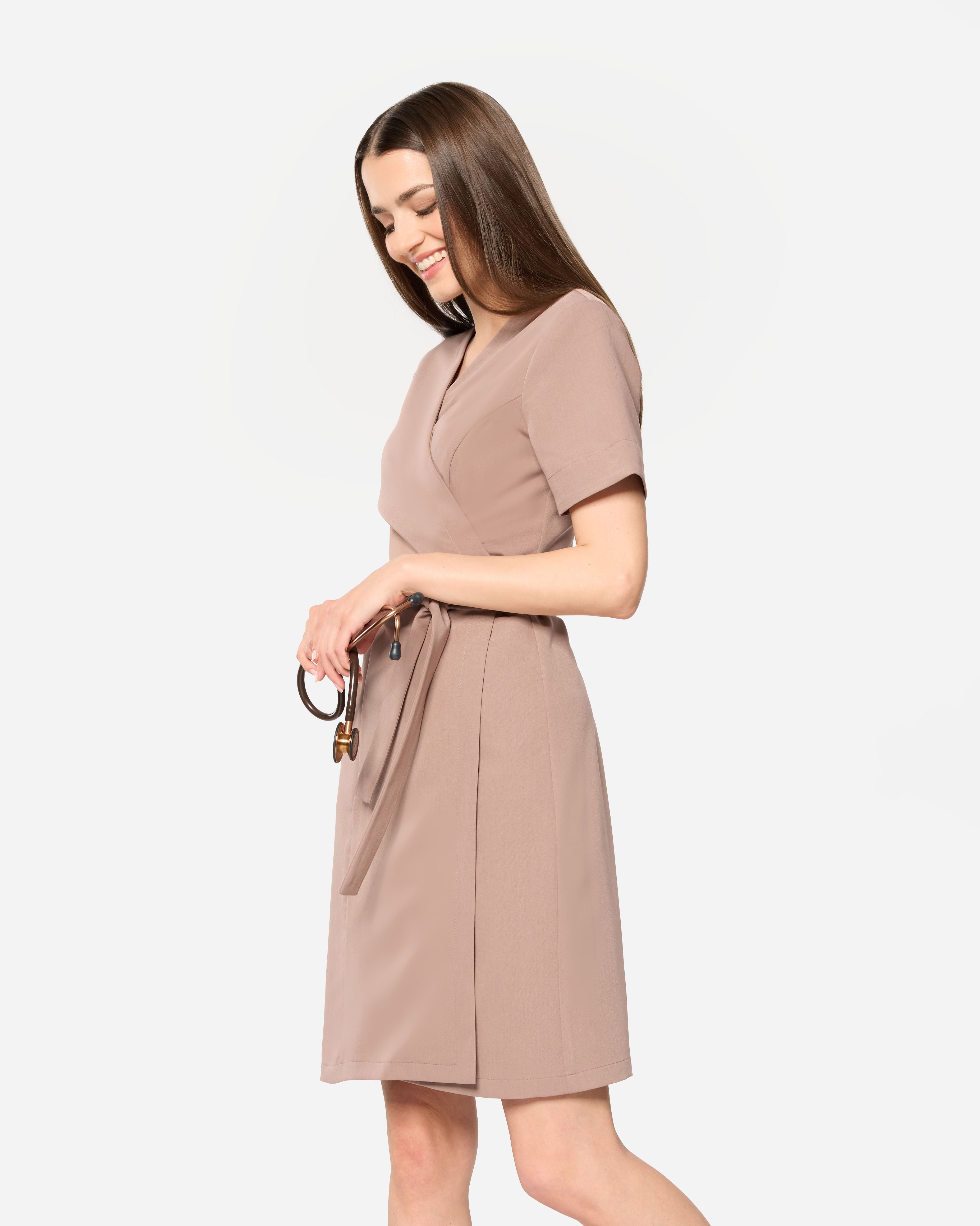 Medizinisches Kleid Diana – Ballerina Pink