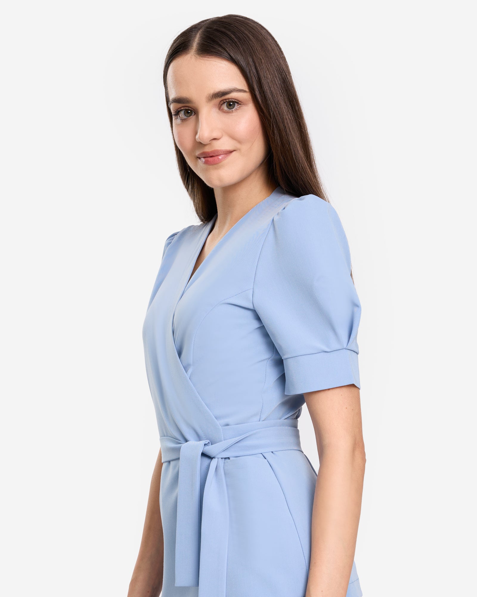 Sukienka Medyczna Diana - Baby Blue